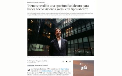 La Fundació Nou Lloc aparece como referente en la gestión de vivienda social en el diario El Confidencial