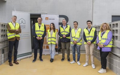 Finalizadas las obras de la promoción Bruc: el Gobierno municipal visita las 124 viviendas de alquiler asequible